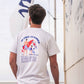 T-shirt Surfer in Cotone Biologico Bianca
