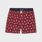 Boxer in cotone biologico con stampa trichechi