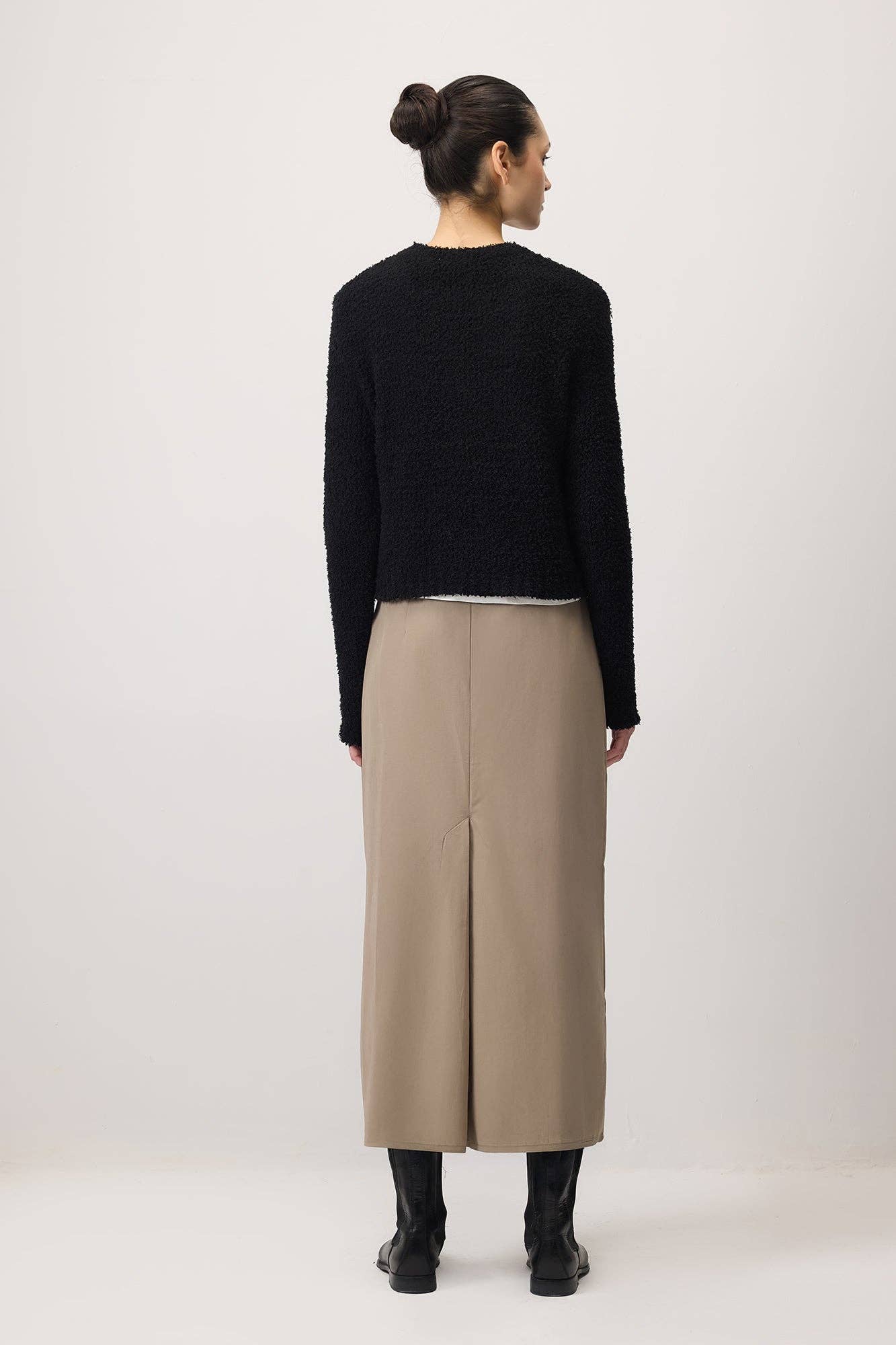 Maglione corto in maglia morbida