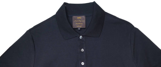 Polo antimacchia in cotone elasticizzato