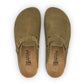 Zoccoli verdi in suede NWHR