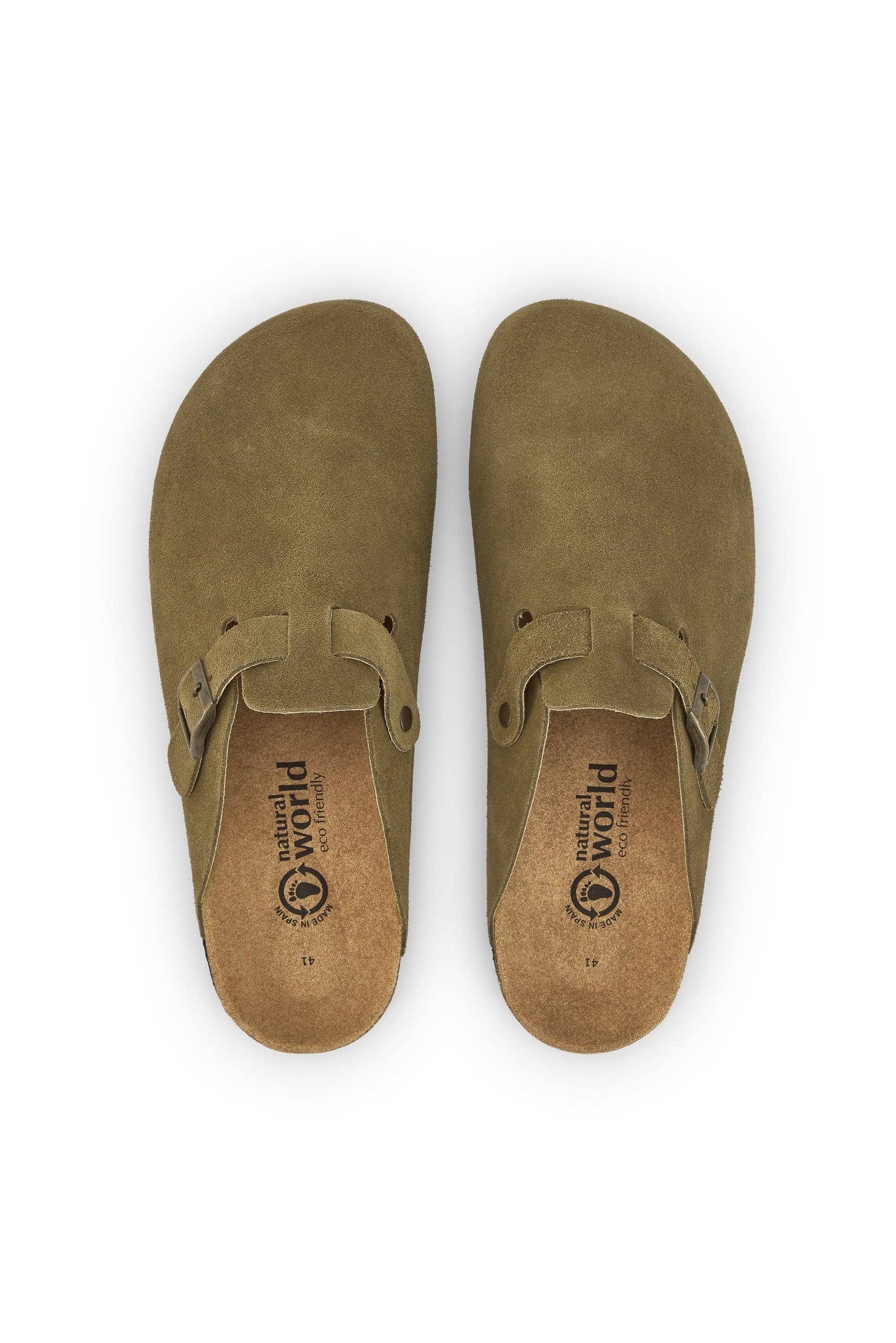 Zoccoli verdi in suede NWHR