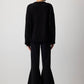 Maglione basic in maglia nero