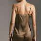 Top minimal con spalline regolabili e scollo quadrato