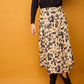 Camicia Rocio nera in cotone con pieghe