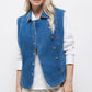 Gilet in denim da donna
