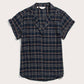 Camicia Innes a quadri spigati Crepuscolo