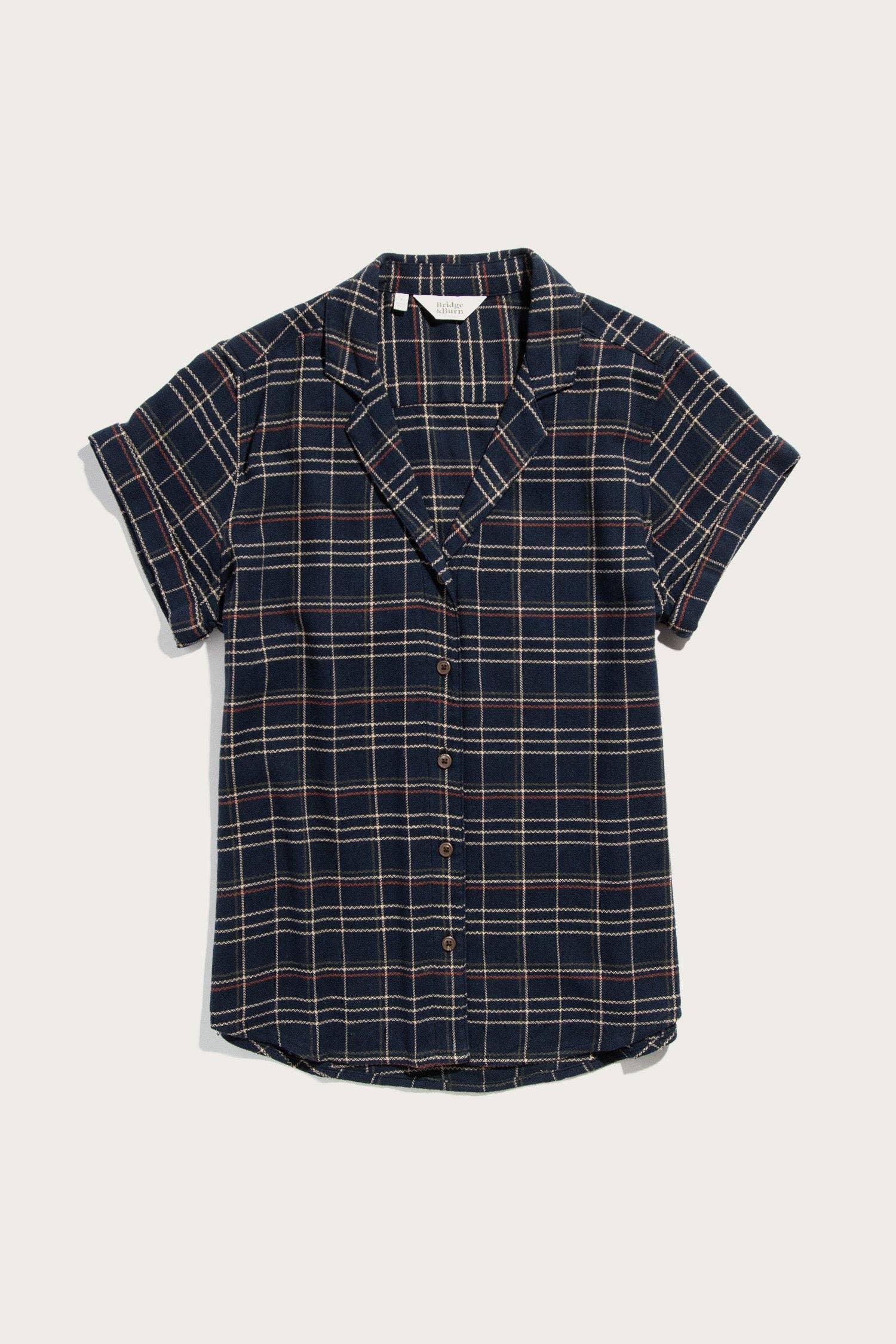 Camicia Innes a quadri spigati Crepuscolo