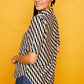 Camicia Aguadulce con stampa ondulata