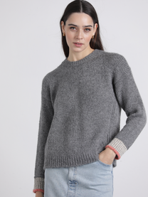 Maglione girocollo in maglia morbida
