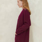 Maxi cardigan con scollo a V in misto cashmere