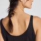Top in lino Synne nero