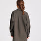 Camicia in popeline di cotone biologico GOTS Beluga
