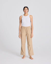 Pantaloni Alice in cotone biologico Chinchilla