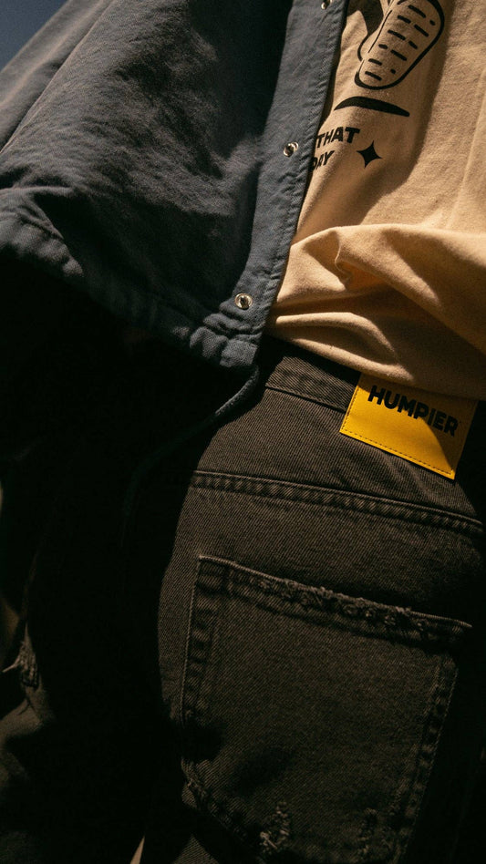 Pantaloni in denim Lucky Ride in cotone biologico