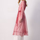 Kimono in organza bordeaux