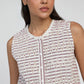 Blusa Sabia lampone in pizzo sangallo