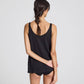 Top in lino Synne nero