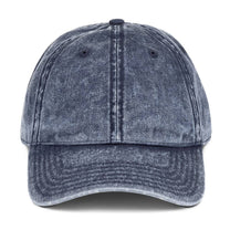 Cappellino vintage minimal in twill di cotone
