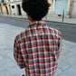 Camicia di flanella a quadri da uomo Chop Plaid color Uva