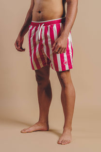 Costume da bagno Beach Club SEAQUAL® a righe fucsia