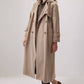 Trench oversize con cintura e fibbia