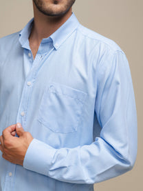 Camicia uomo classica in cotone e poliestere