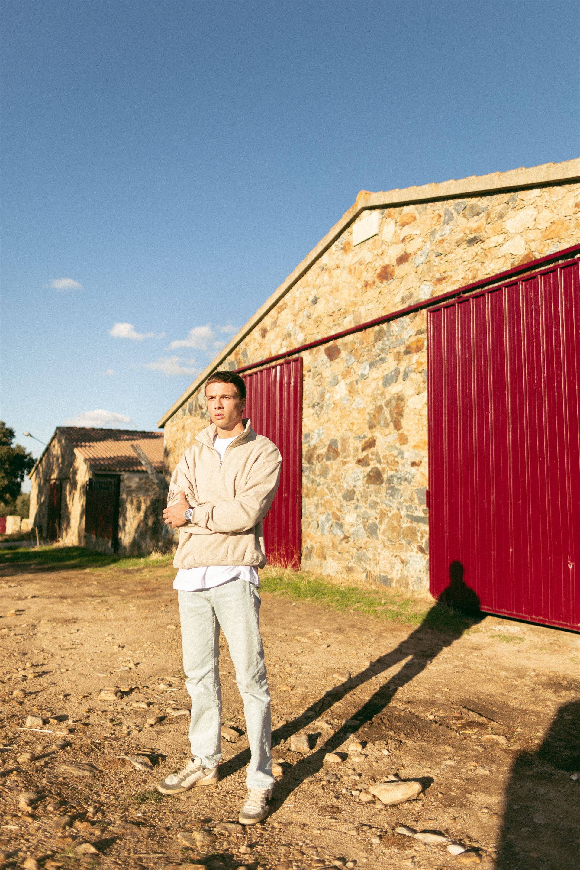 Jersey Aviation Arena in cotone biologico con zip