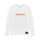 T-shirt a manica lunga Silent Disco in cotone biologico