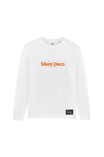 T-shirt a manica lunga Silent Disco in cotone biologico