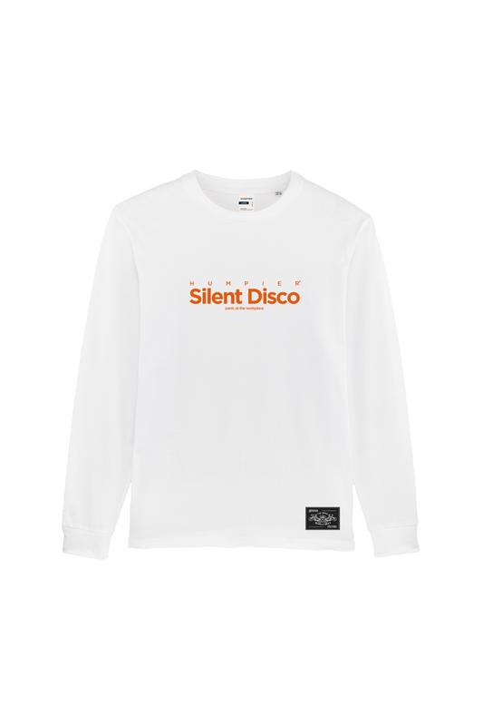 T-shirt a manica lunga Silent Disco in cotone biologico