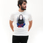 T-shirt Spirit Companion con stampa anime in cotone biologico