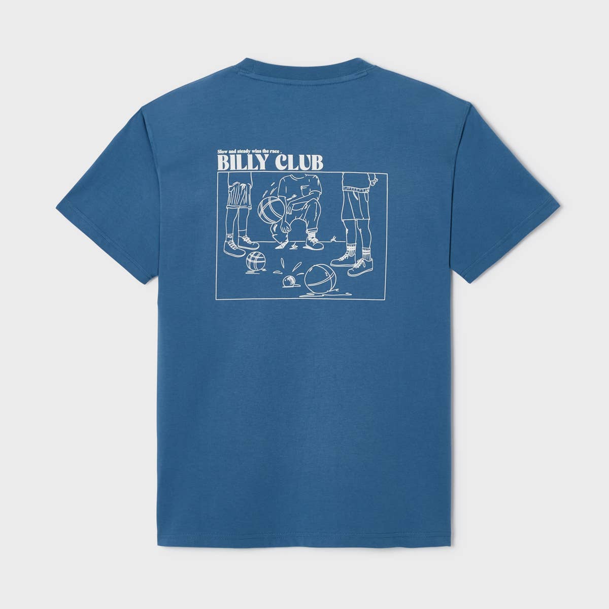 T-shirt Billy Club in cotone biologico blu