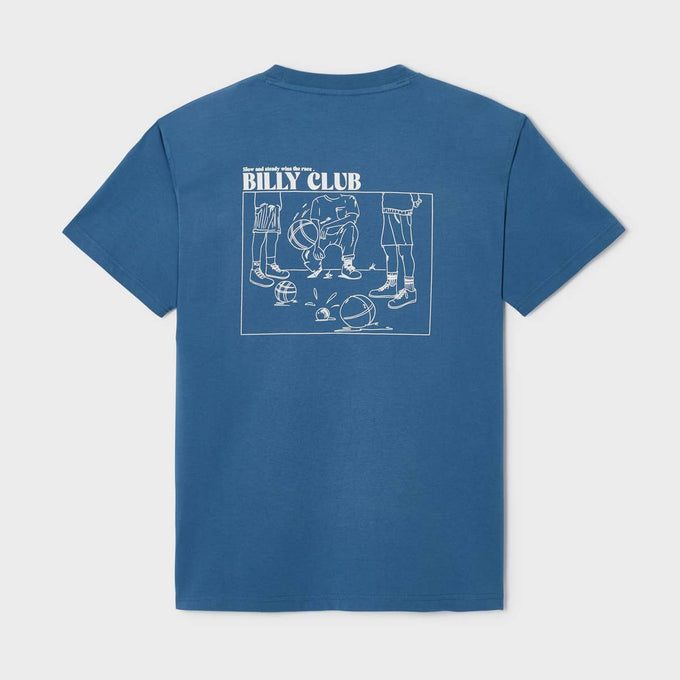 T-shirt Billy Club in cotone biologico blu