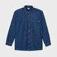 Overshirt in denim stone wash