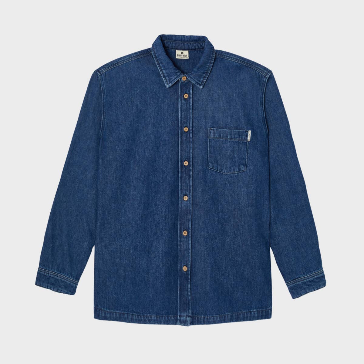 Overshirt in denim stone wash