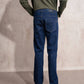 Jeans uomo in denim blu elasticizzato