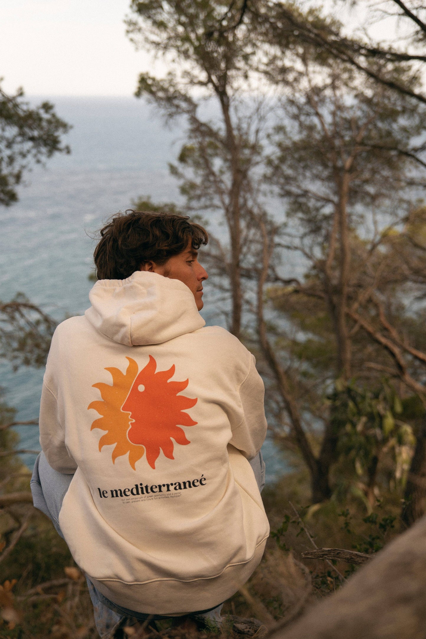 Felpa con cappuccio Le Mediterraneé