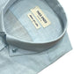 Camicia in voile di cotone celeste
