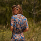 T-shirt donna a scollo V in maglia fredda