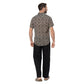 Camicia estiva a maniche corte in cotone voile