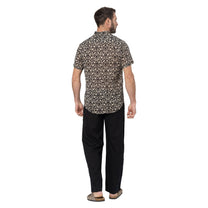 Camicia estiva a maniche corte in cotone voile