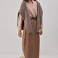 Gonna longuette in tweed con vita elasticizzata