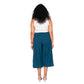 Pantaloni culotte estivi in cotone e lino plus size