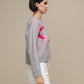 Maglione in maglia con fantasia camouflage