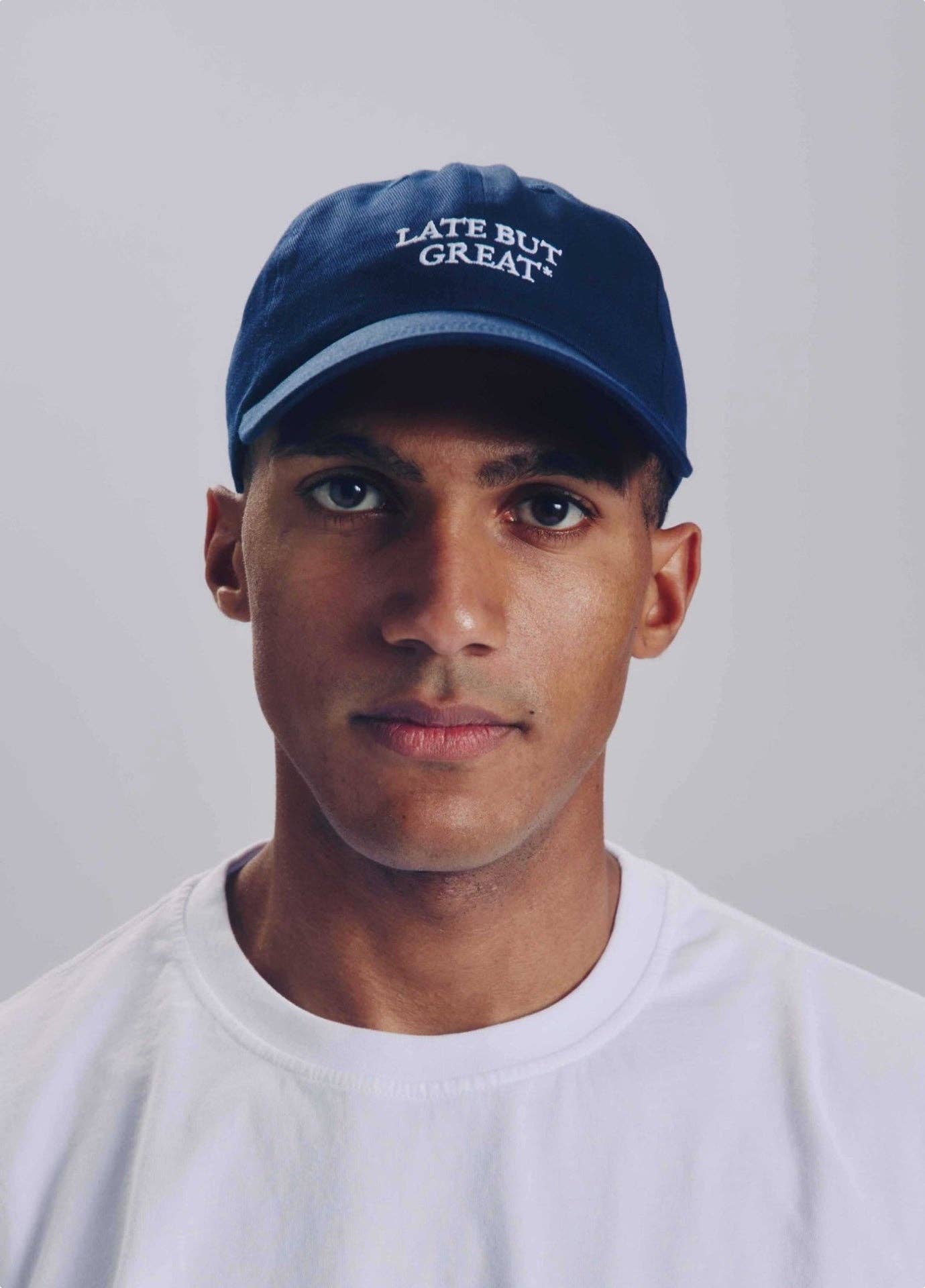 Cappellino da baseball Late But Great blu navy