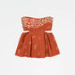 Top a fascia bandana terracotta
