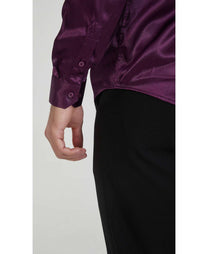 Camicia uomo satinata relax fit