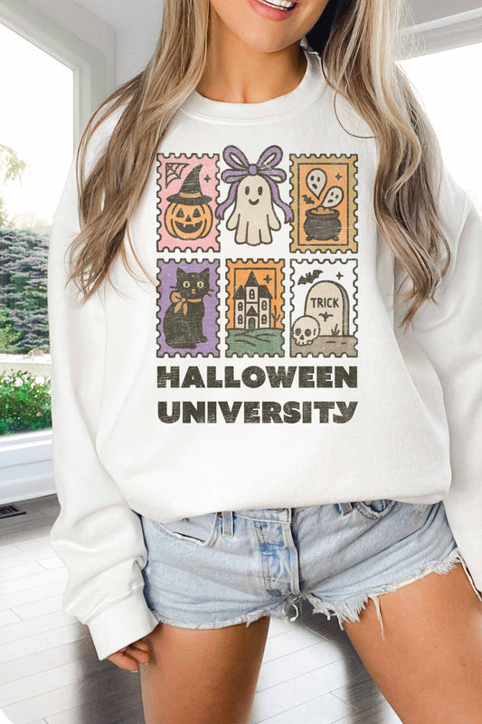 Felpa oversize Halloween University