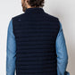 Gilet imbottito uomo Brunch blu marino
